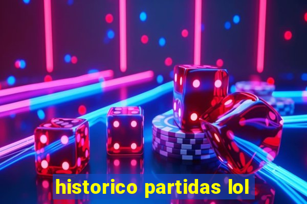 historico partidas lol